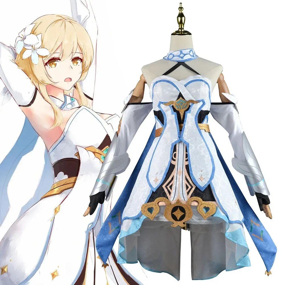 

Role-playing Uniform Game Genshin Impact Cosplay Lumine Costumes