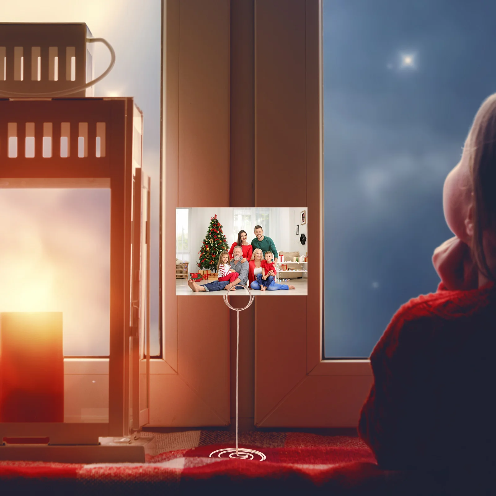 

12 Pcs Number Card Holder Place Cards Holders for Tables Photo Clip Memo Cute Clips Mini Metal