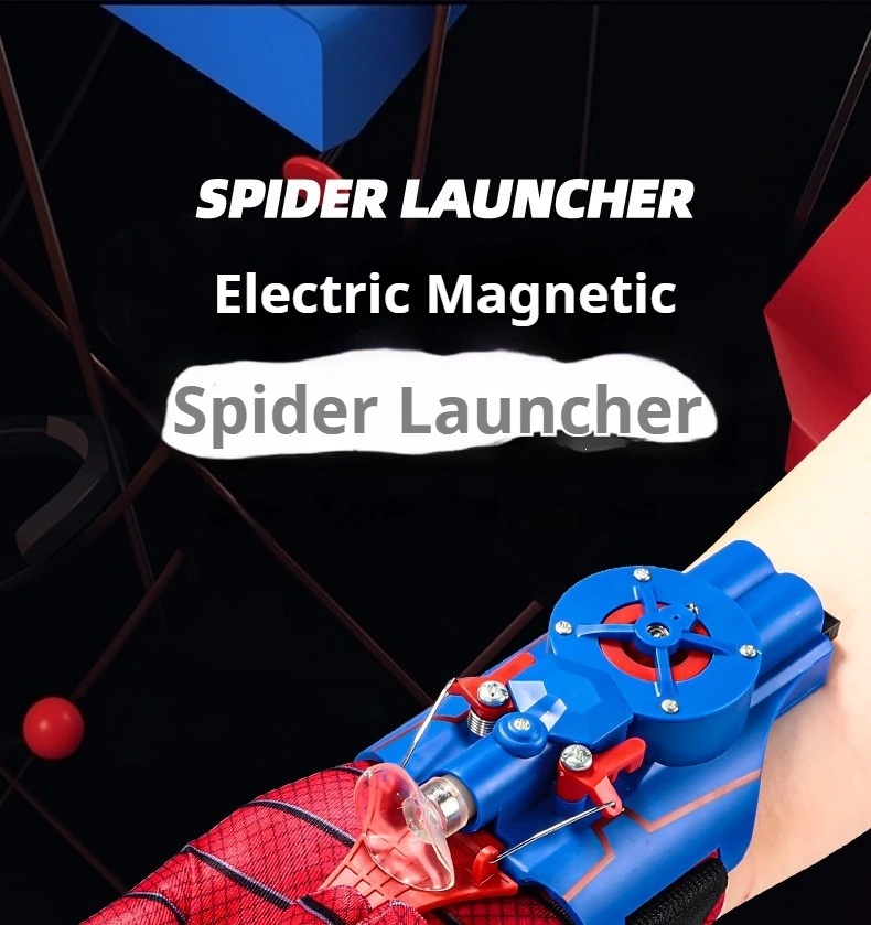 Neue Spider-Man Spinnennetz-Launcher Spielzeuge Spiderman Netz-Shooter Cosplay Modell ML Legends Webshooter Handschuhe Zubehör Geschenk für Kinder – Detail 1