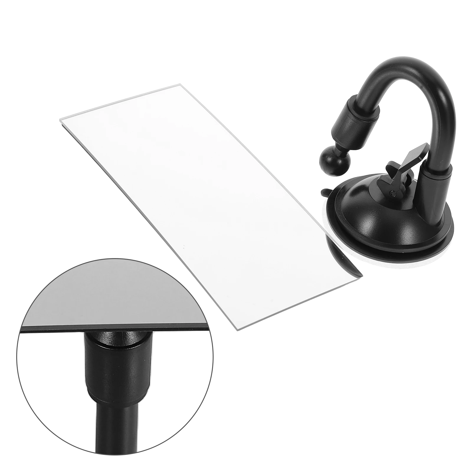 

Car Rearview Mirror Rectangle Large View Wide Angle Reflective Anti-Glare Mirror Easy Installation Reduces Blind Spot Driving