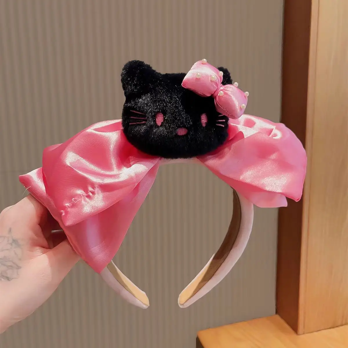 سانريو كاواي أنيمي هيرباند للنساء ، مرحبا كيتي عقال ، لطيف الكرتون الفرقة الشعر ، ماكياج غسل الوجه ، اكسسوارات الشعر الرياضية ، هدية #2