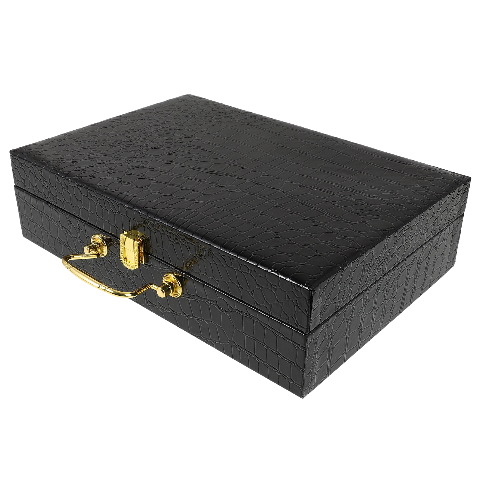

Cigar Storage Box 31x21x8cm Wear Resistant Portable Container Case for Festival Home Supply Handle Box