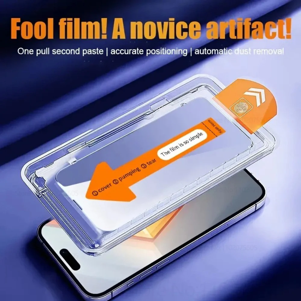 

Защитные пленки из закаленного стекла для Poco M7 Plus, M6, M5s, M3, M8, M4 Pro 4G/5G с функцией автоматического удаления пыли, простые в установке