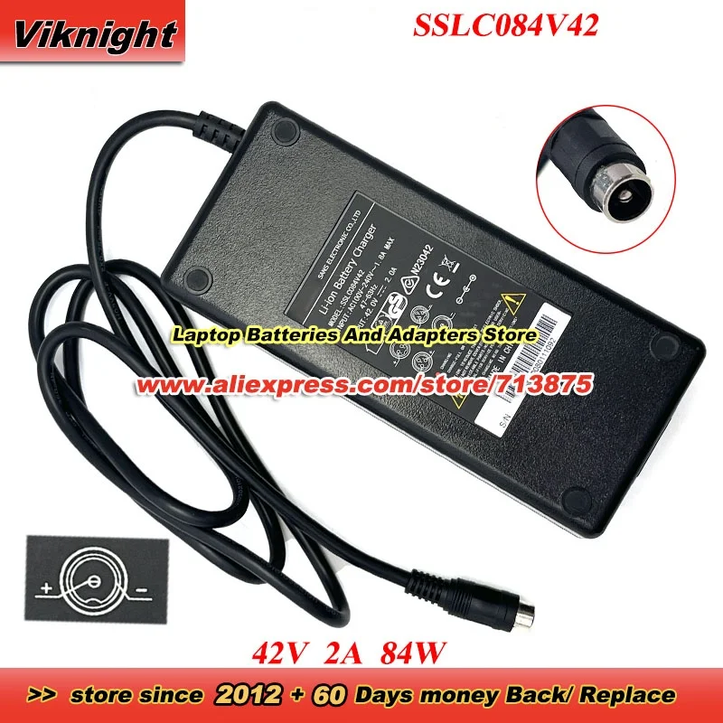Genuine SSLC084V42 SSLC084V42X 84W AC Adapter 42V 2A Power Supply for SSLC084V42J SSLCO84V42 SSLC084V42M SSLC084V42XHA