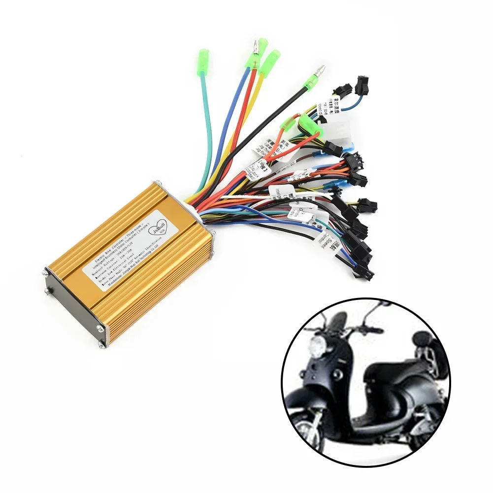 Sine Wave Brushless Controller 36V 48V 52V 350W Mute Electric Vehicle Controller Parts Electric Scooter Accessories