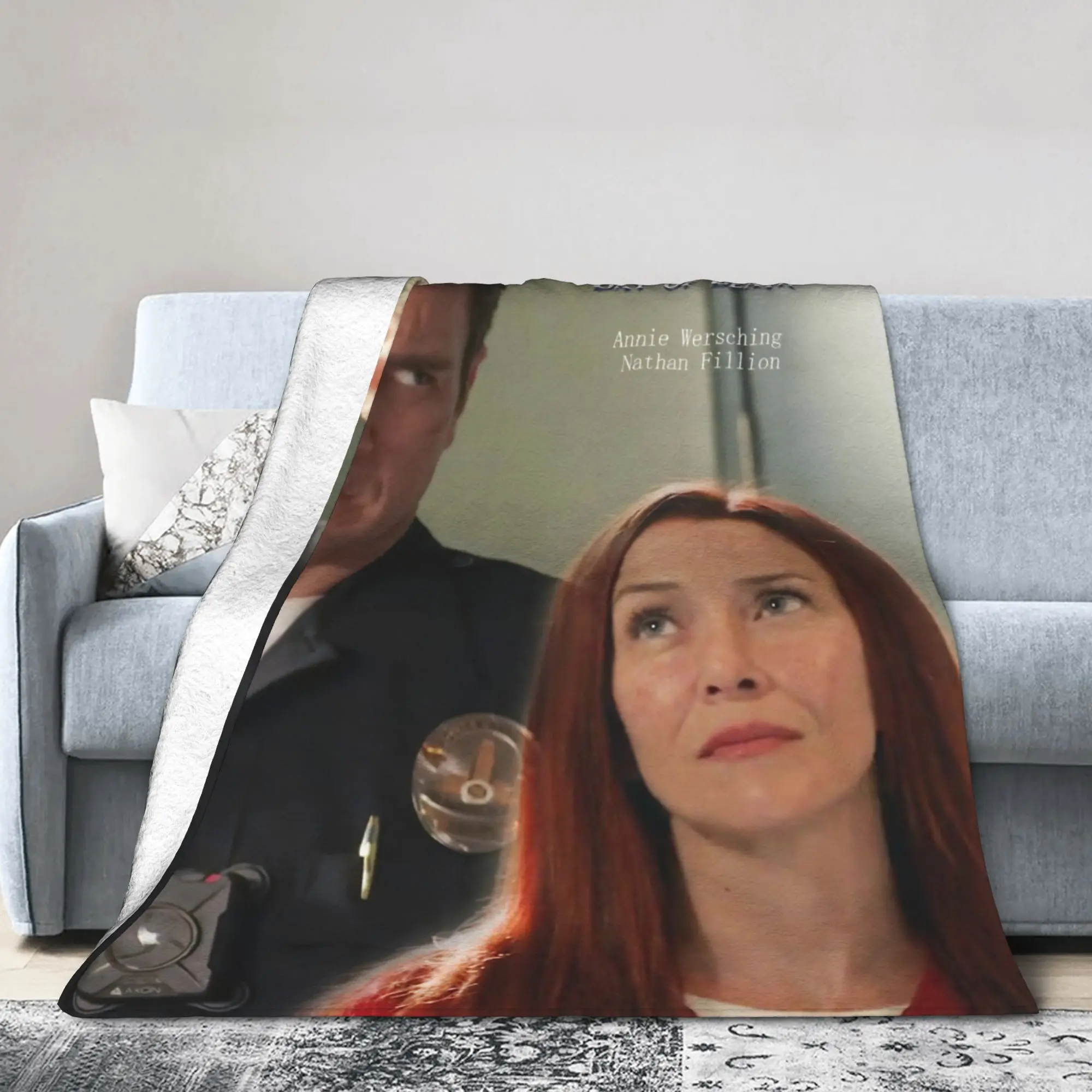 

Одеяло с аксессуарами для телешоу Rookie, легкое тонкое бархатное одеяло, удобное одеяло