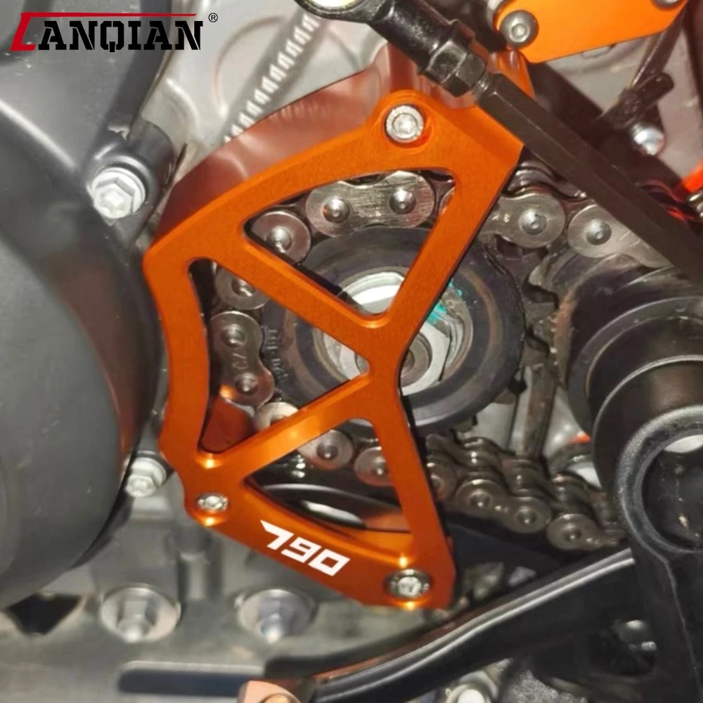 

Chain Guard Cover For 790 890 DUKE 2024 2025 Motorcycle Front Sprocket Guard 790 890 Adventure S R 2019 2020 2021 2022 2023