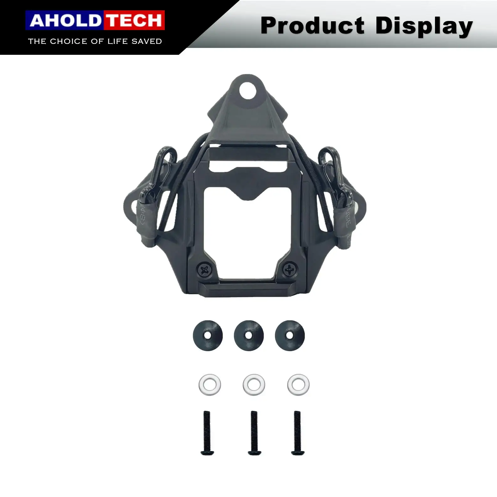 Aholdtech Helmet Shroud Gen3 Modular Bungee Ops Core NVG Mount Adapter for FAST Tactical Bulletproof Helmet Accessories