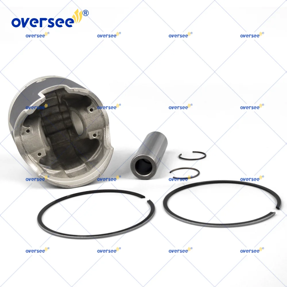 Oversee 66V-11631 STD Piston Kit for Yamaha Jet Ski Waverunner XLT1200 GP1200R  2 Cylinder Outboard Engine 66V-11631-00