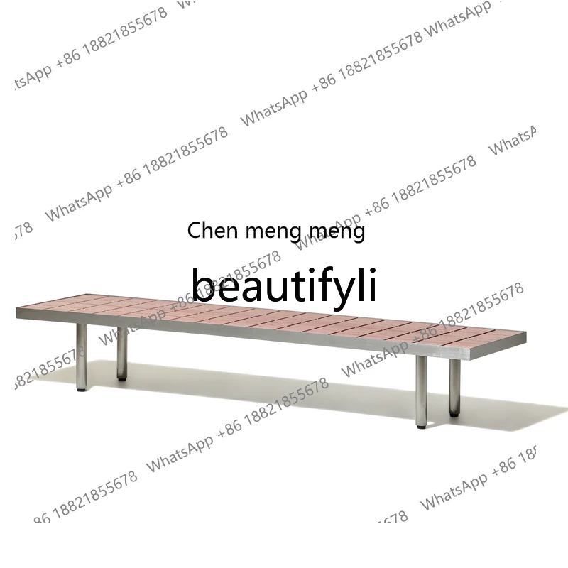 

Long coffee table/retro low table, TV cabinet storage table H