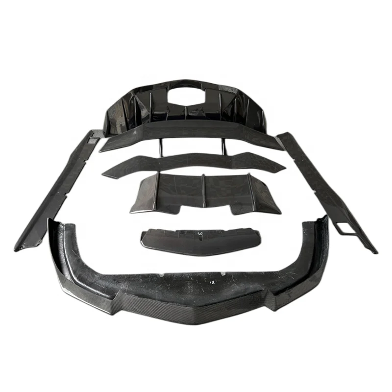 

DMC Style Carbon Fiber Front Lip Side Skirt Rear Spoiler Rear Diffuser for Lamborghini Aventador LP700 LP720 Body Kit