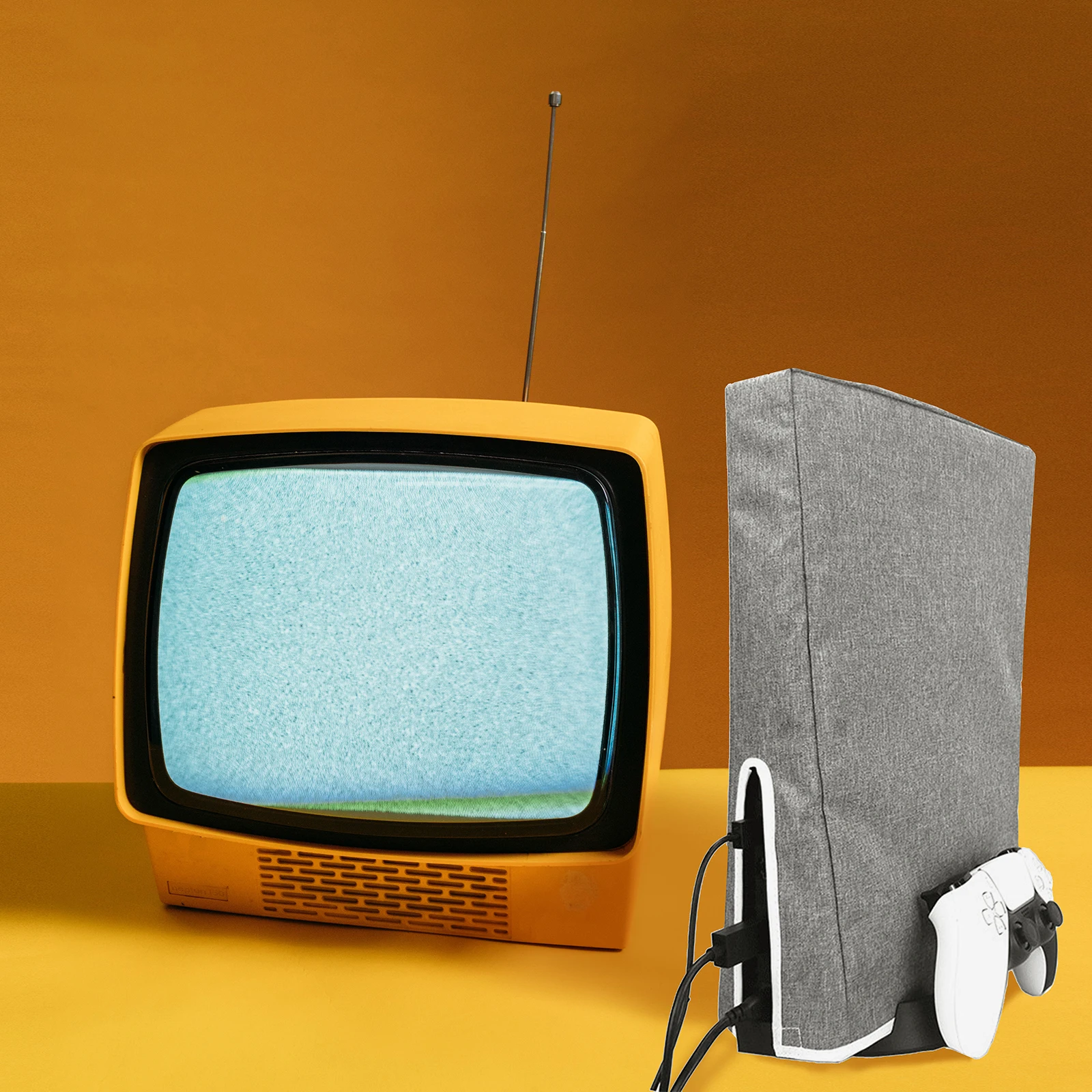 Dust Cover for Game Consoles Controller Oxford Cloth Dustproof Easy Storage Gift Grey Protective Outer Casing Computer