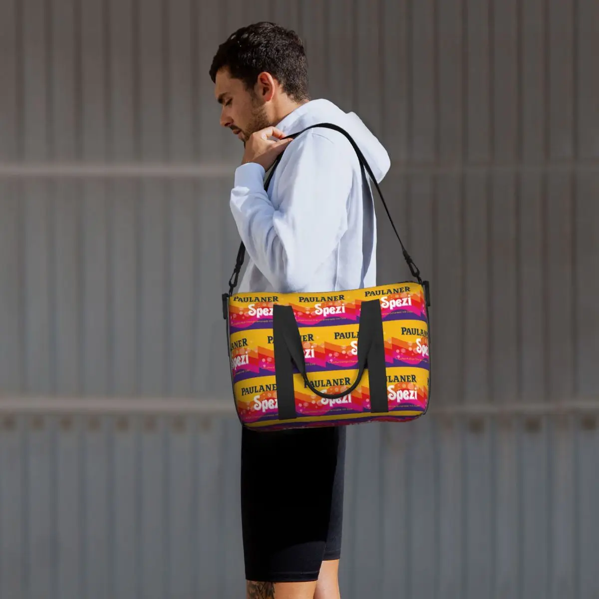 Bolsa de viaje de playa personalizada Paulaner Spezi Munich, bolsas de mano de gran capacidad para gimnasio, Yoga, bolso de compras para mujer, bolso de hombro
