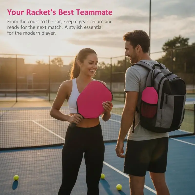 Tischtennisschläger-Hülle, verschleißfest, wasserdicht, tragbar, für professionelle Wettkämpfe und Outdoor-Training. – Detail 3