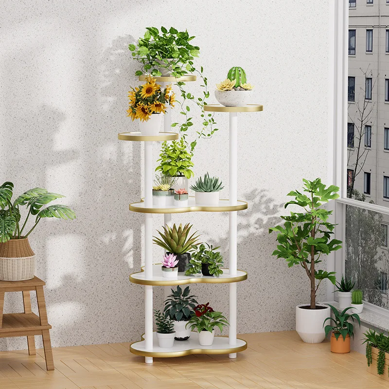 

Многоярусная напольная подставка для цветов на балкон, от пола до потолка, для хранения в гостиной
