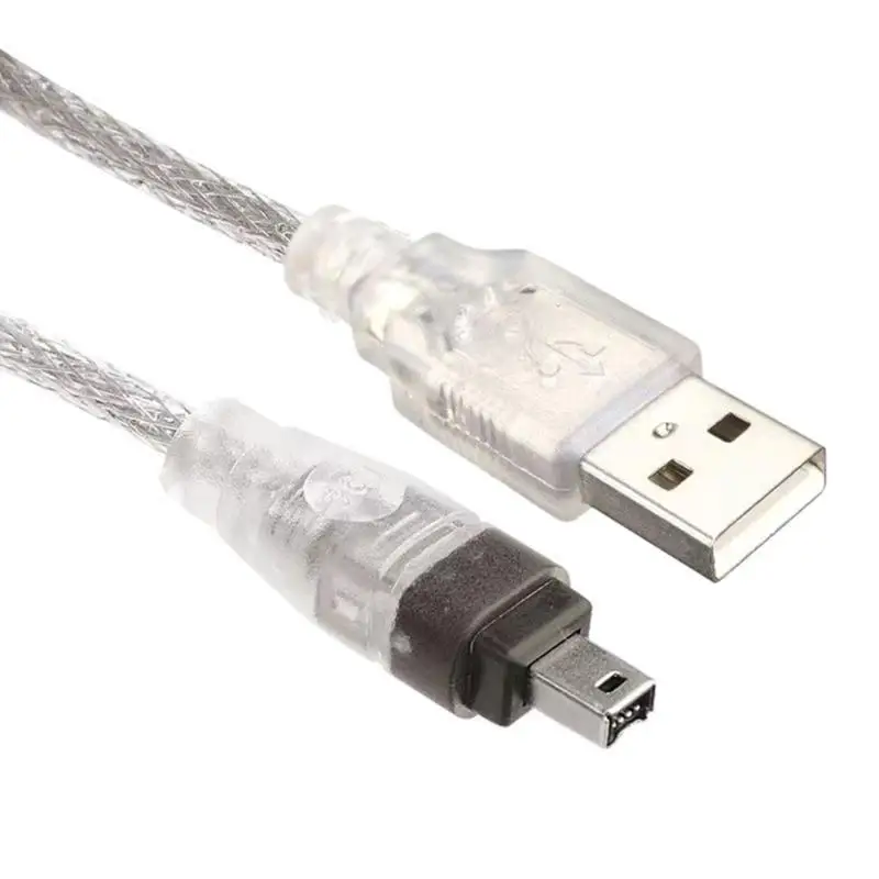 Y1UB Universally USB To 1394 FireWire Cable USB To 1394 Data Cable for Most Camera