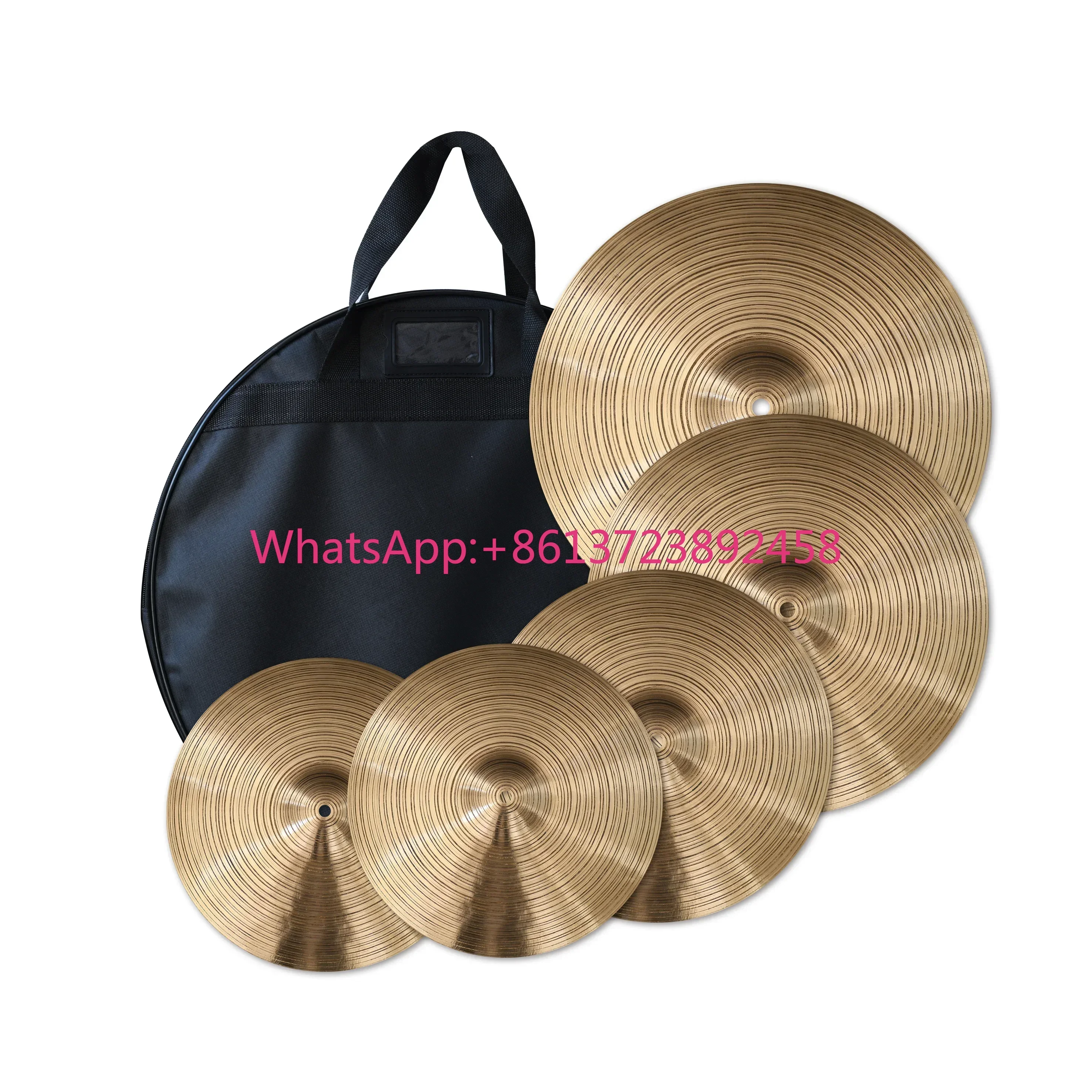 High-Performance B20 Bronze Drum Cymbal Set 14