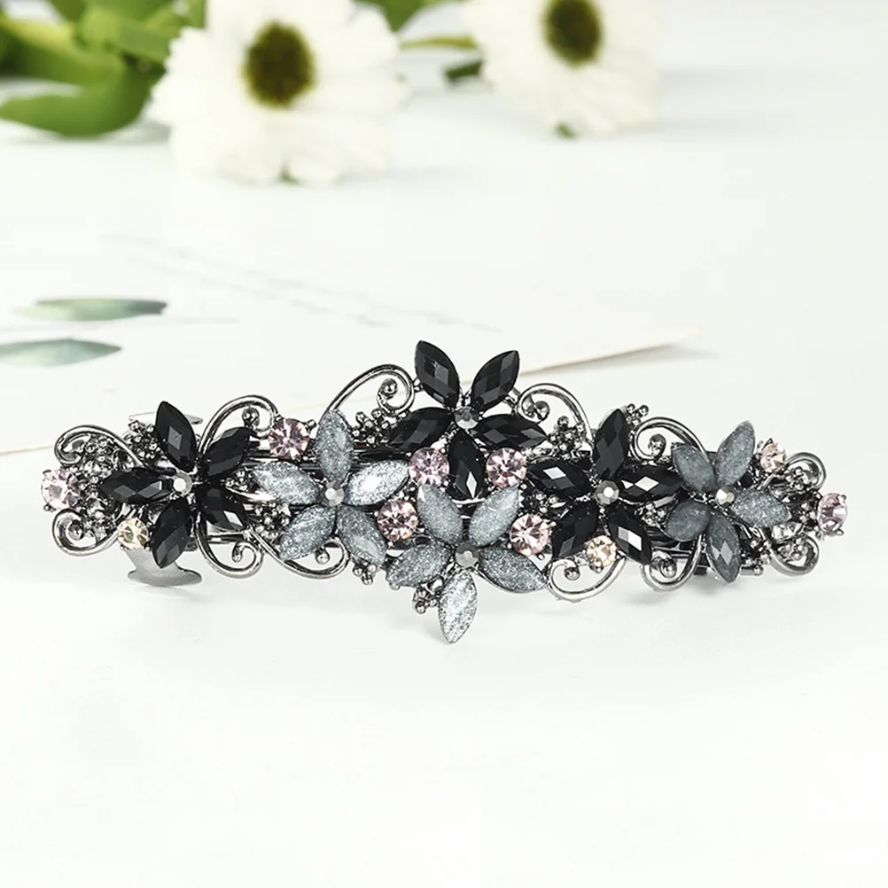 

4Pcs Vintage Clips Retro Flower Pins Vintage Hair Clip Elegant Spring Design For Women Daily Party Accessories