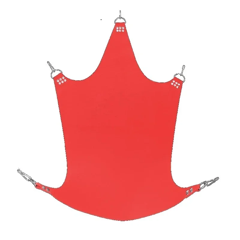 High Quality Red Leather Suspension Sling Adult Sex  Game Bondage Sling