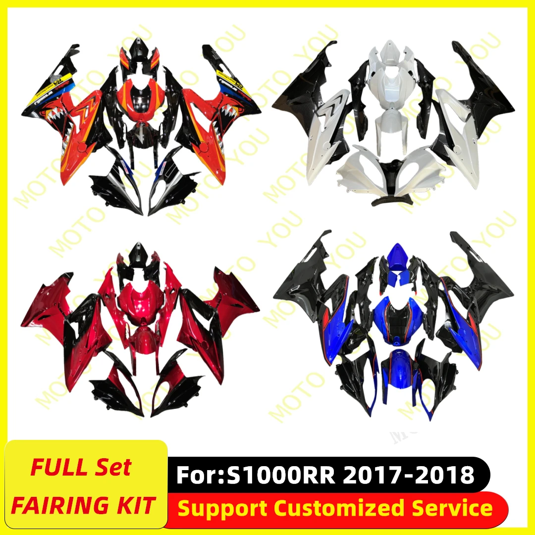 

Motorcycle Fairing Kit ABS Plastic Body Bodywork Injection mold Bodykit For S1000 17 18 S1000RR S1000 RR 2017 2018 Fairings zxmt