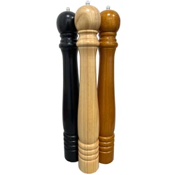 Giant Pepper Grinder 50cm Tall 19'' Pepper Mill Super Big Chef Peppermill Extra Large Salt and Pepper Grinder Wood Shaker Long