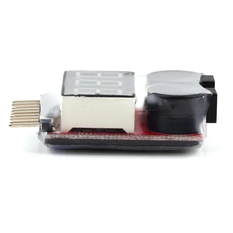 Probador de voltaje de batería Lipo de 1-8s, alarma de zumbador de bajo voltios, medidor de voltaje de batería, comprobador de monitor de 3,7 V-22,2 V para batería Rc Lipo, 2 uds.