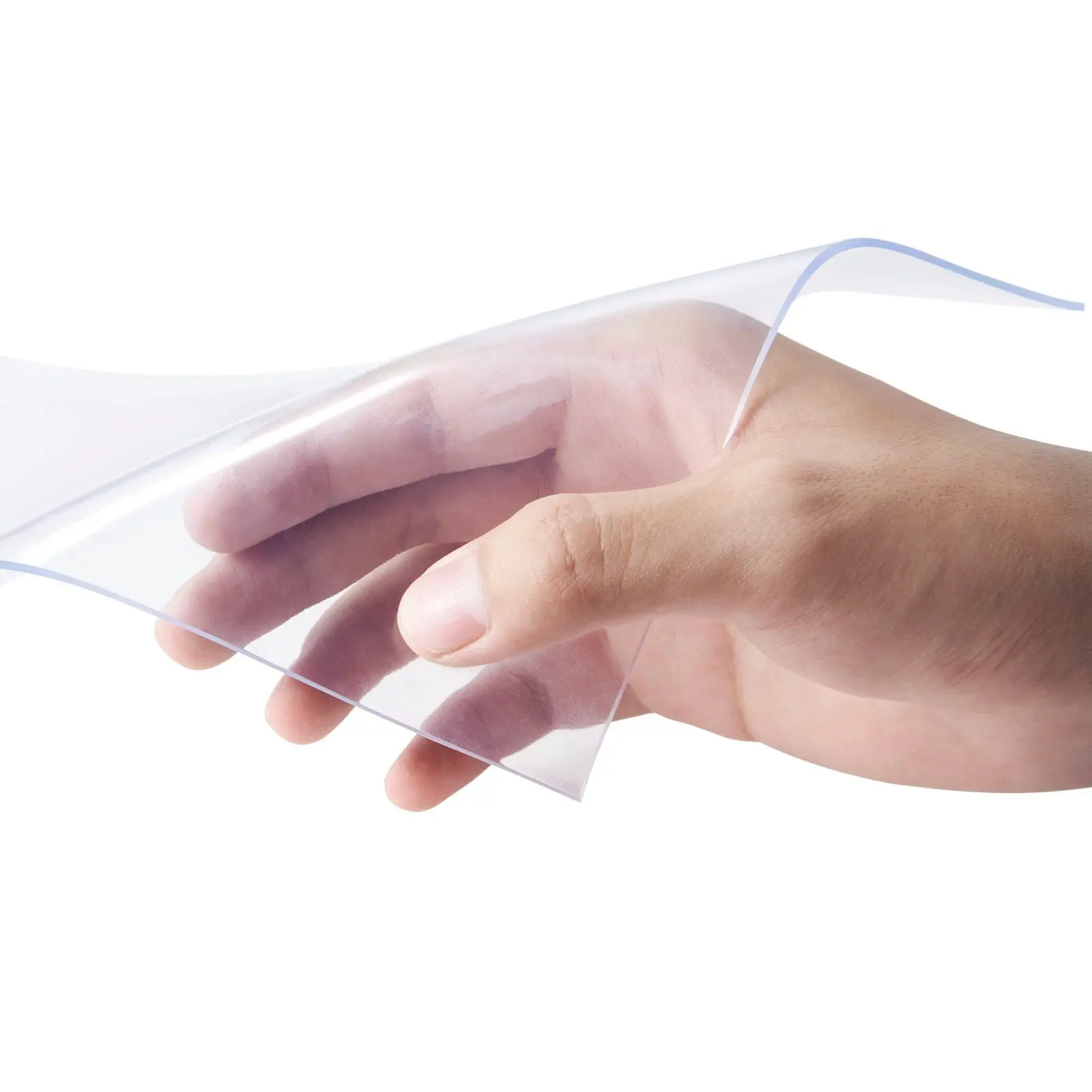 

164' Clear PVC Strip Curtain Roll – 8"W x 0.08"T (Bulk Industrial Doorway Dividers – Supermarket, Warehouse, Barn)