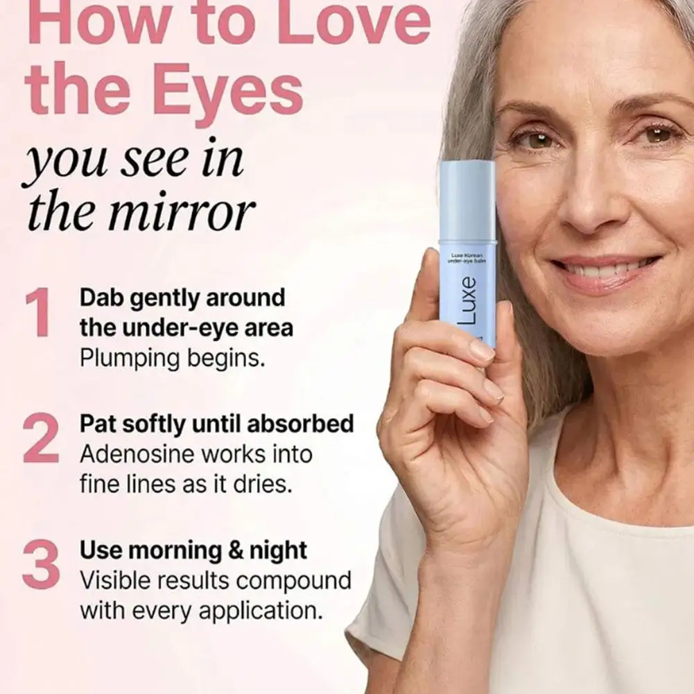 Luxe 3 In 1 Multi Effect Deep Hydrating Eye Cream,Smoothing Wrinkles Care Repair Under Eye Skin Puffiness Care Balm Skin Care