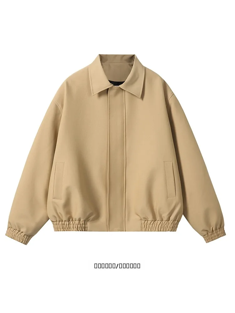 

Универсальная тонкая верхняя одежда свободного кроя для мужчин и женщин, стильная однотонная куртка, которую могут носить как мужчины, так и женщины.