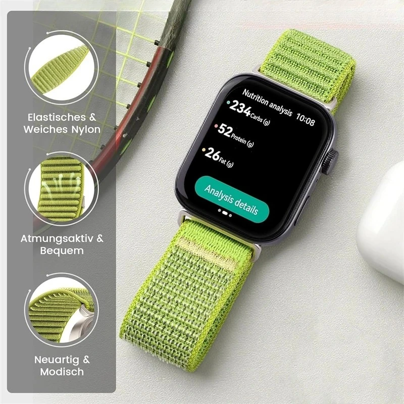 حزام حلقة من النايلون لساعة Huawei Watch Fit 4 Pro 4 3 حزام مريح مضفر للتنفس لساعة Huawei Watch Fit 3 4/4 Pro