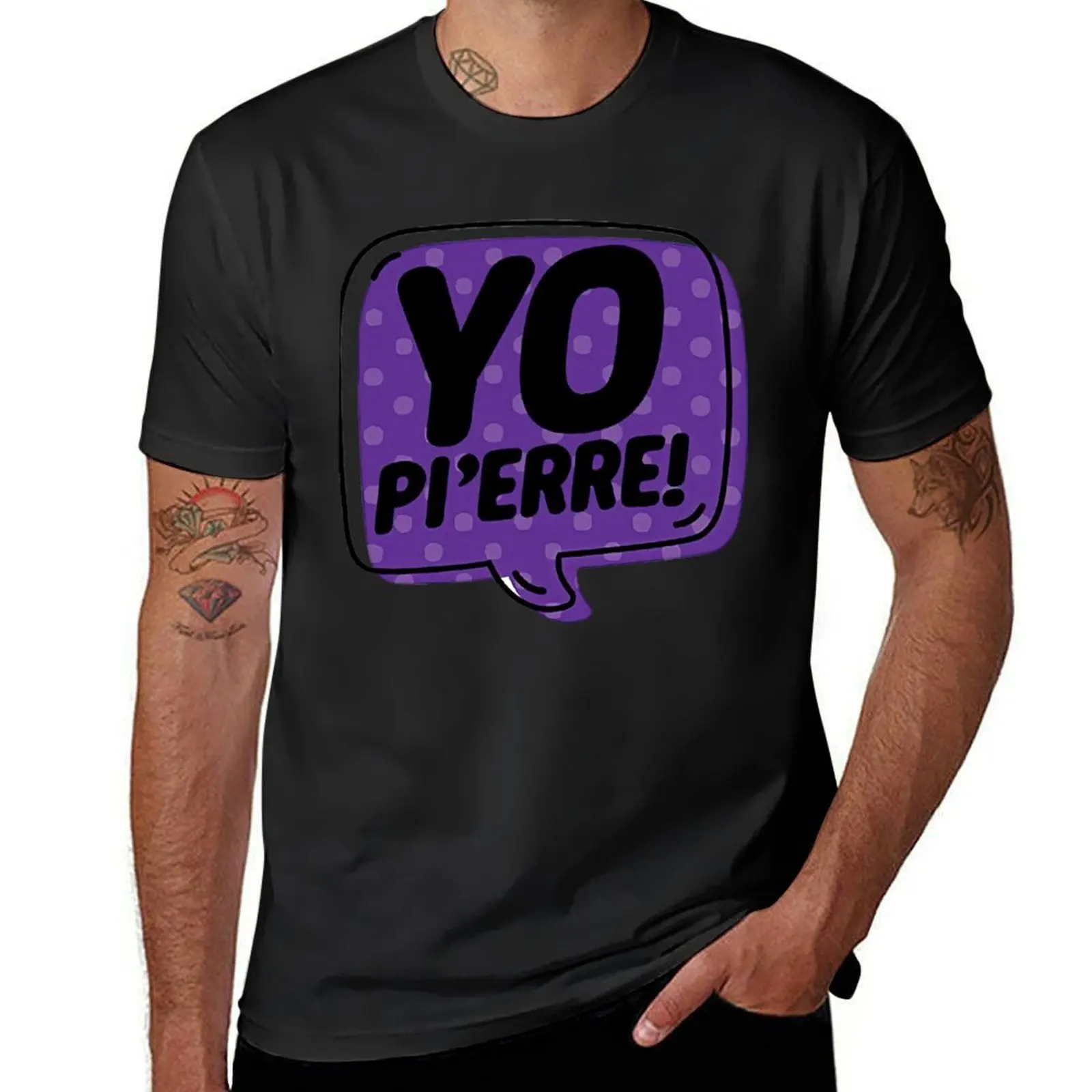 pierre bourne T-Shirt summer tops kawaii clothes workout shirts for men