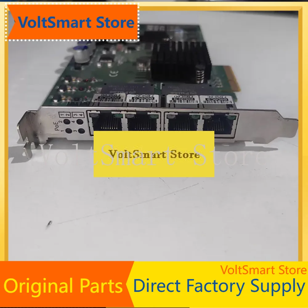 VoltSPCIE-1674E-AE 4-port Gigabit PoE Network Card