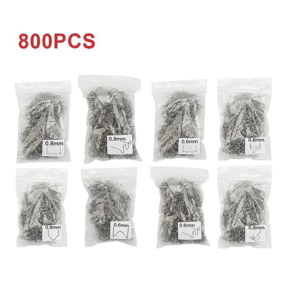 Welding Stud Hot Staples Garden Home Soldering Tools Stainless Steel 8 Types 800 Pcs For Plastic Repair/Welding