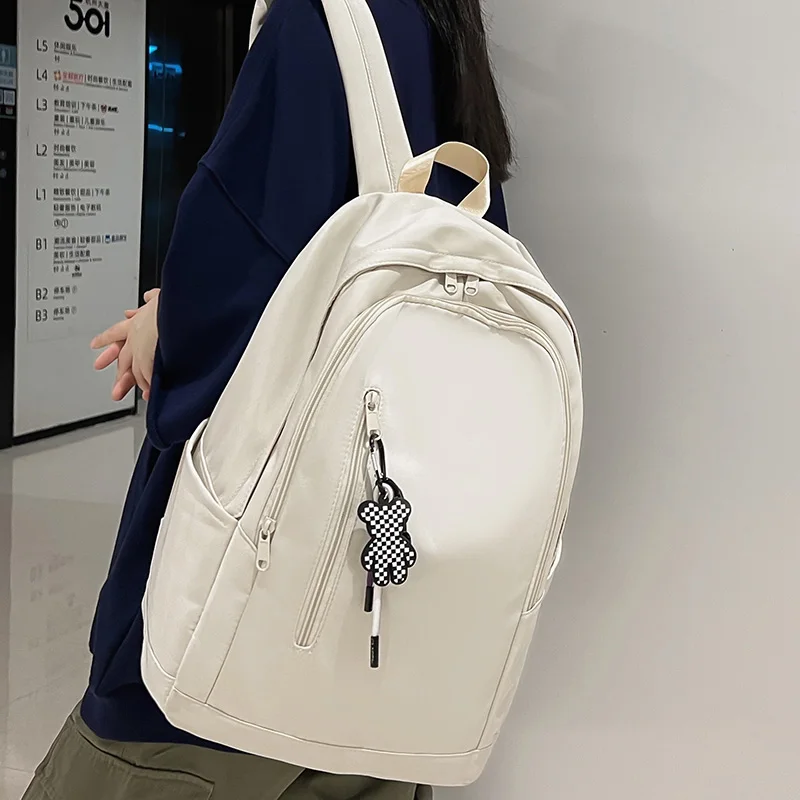 Girl Travel High Capacity School Bag Trendy Female College Backpack Cool Women Laptop Book Bag Fashion Lady Student Backpack New