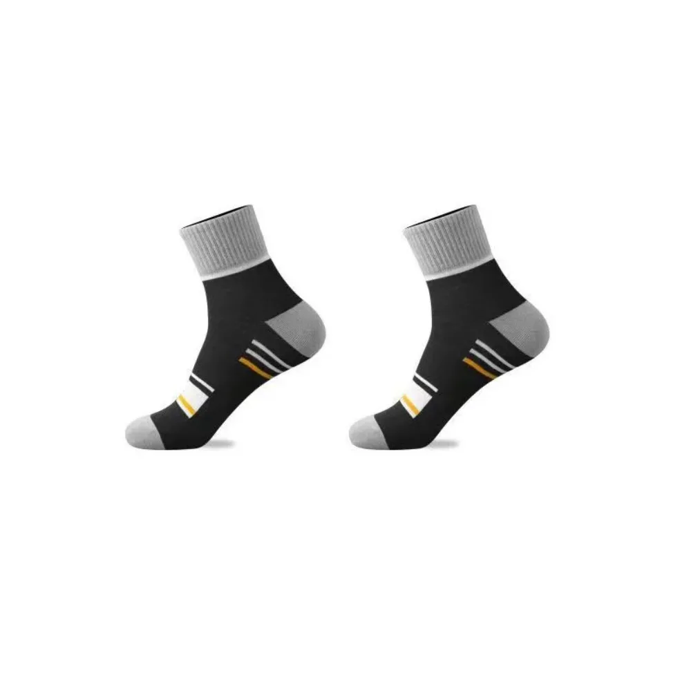 Short Long Tube Sports Socks Sweat Absorption Breathable Mid Ankle Socks Thickened Anti-skid Football Stockings