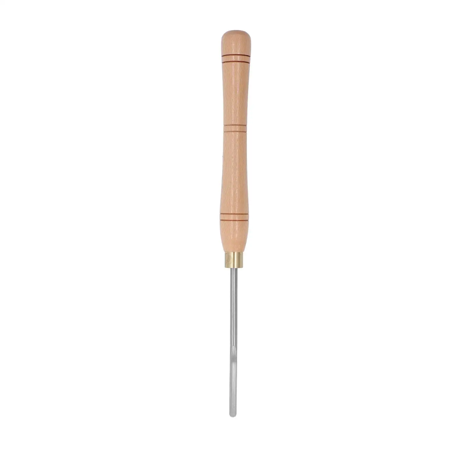 Wood Lathe Turning Tool - HSS Chisel with Beech Handle & Small Inner Arc Blade for woodworking