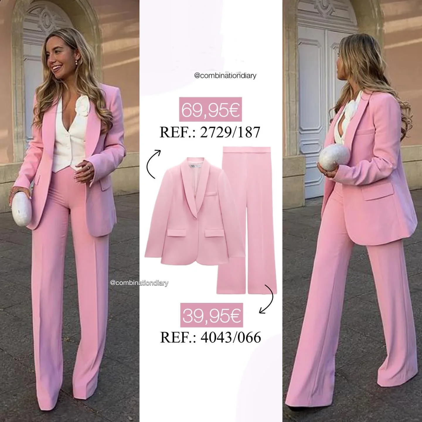 2023 New European American Style Women's Pant Suit Jacket High-waisted Loose Fit Trousers Elegant Fashionable