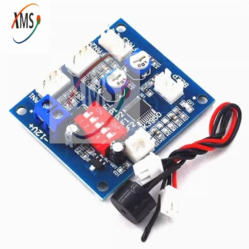 1pcs DC 12V 5A PWM PC CPU Fan Temperature Control Speed Controller Board Speed Controller Temperature Probe Buzzle