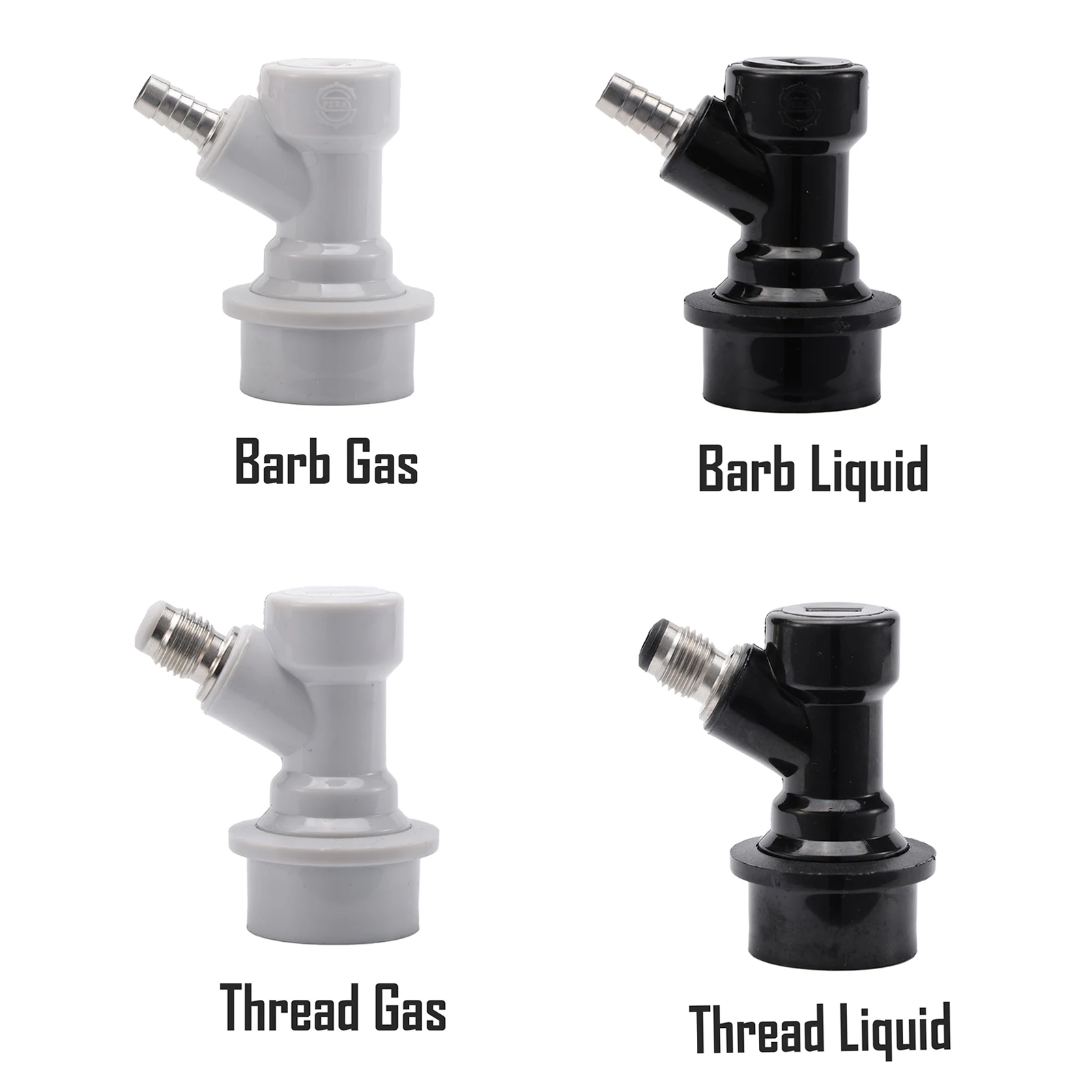 Homebrew Ball Lock Disconnect Beer Keg Connector Dispenser 1/4\