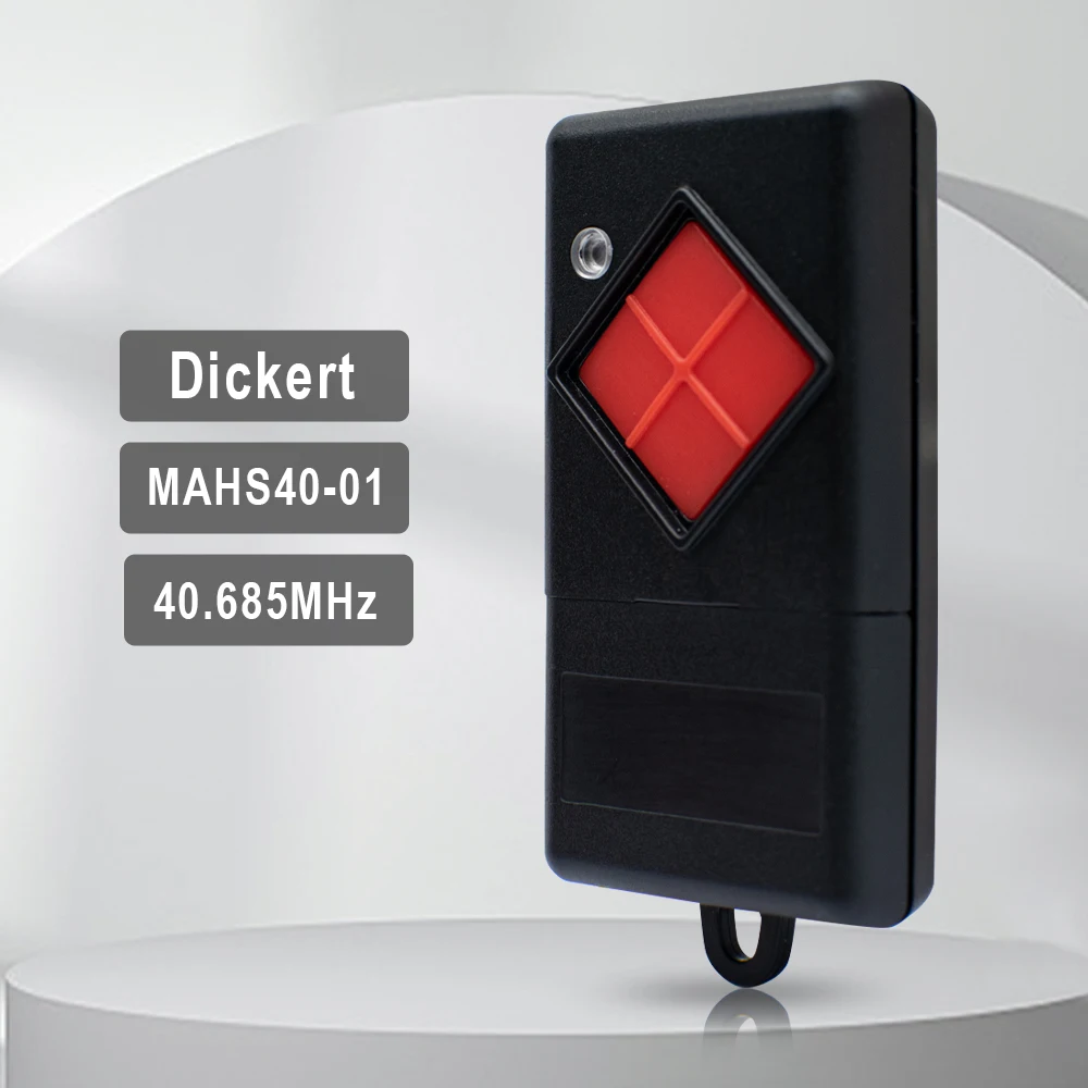 DICKERT MAHS40-01 40.685MHz Abridor de puerta de garaje con control remoto