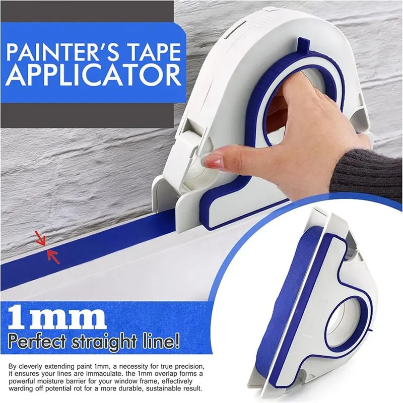 【LAST CHANCE】Painters Tape Applicator, Masking Master, Masking Master Tape Dispenser Paint Tape Applicator Set 5 Rolls Masking