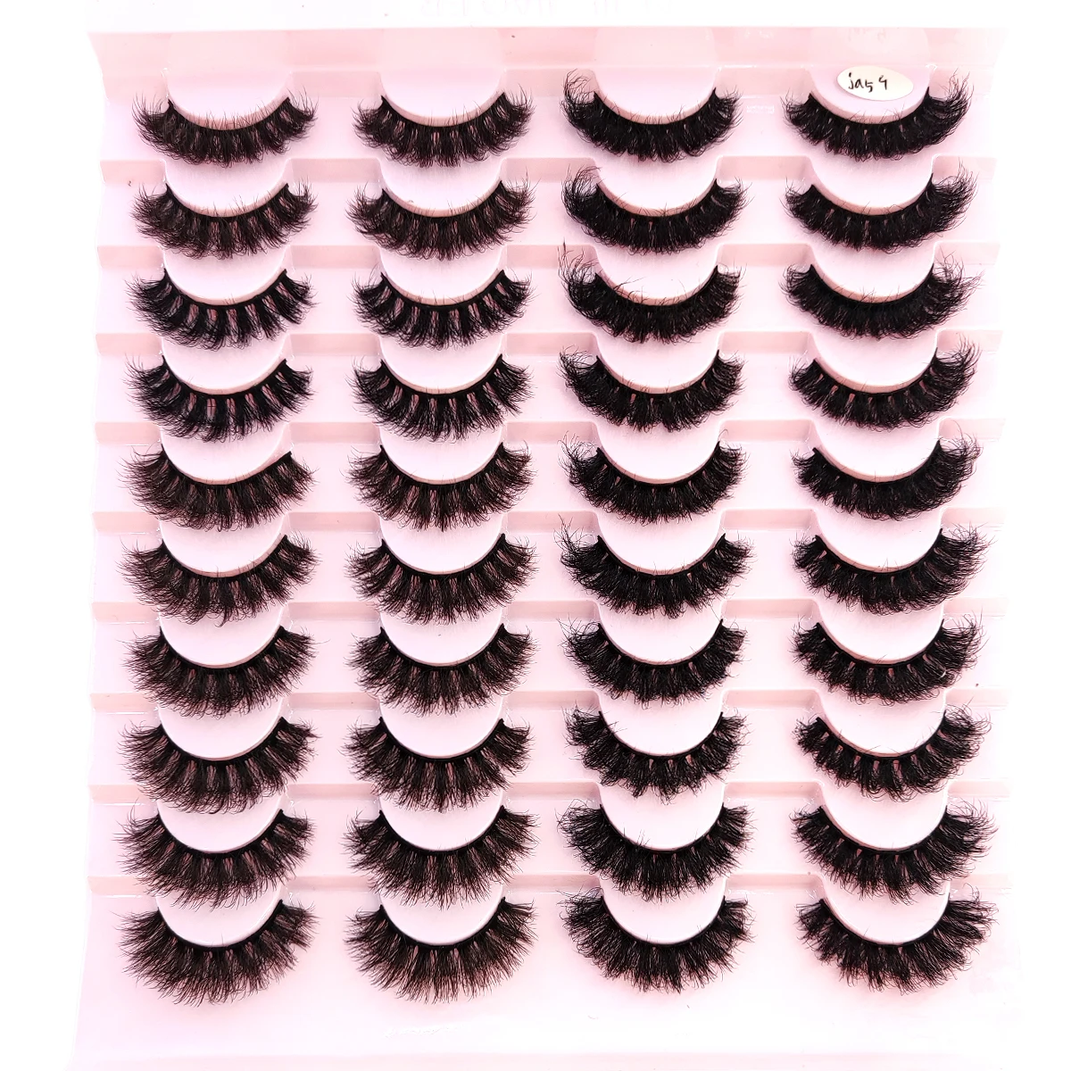 New 20 pairs of 3D artificial mink eyelashes thick and fluffy false eyelashes thick and dramatic cat eye eyelashes long eyelashe