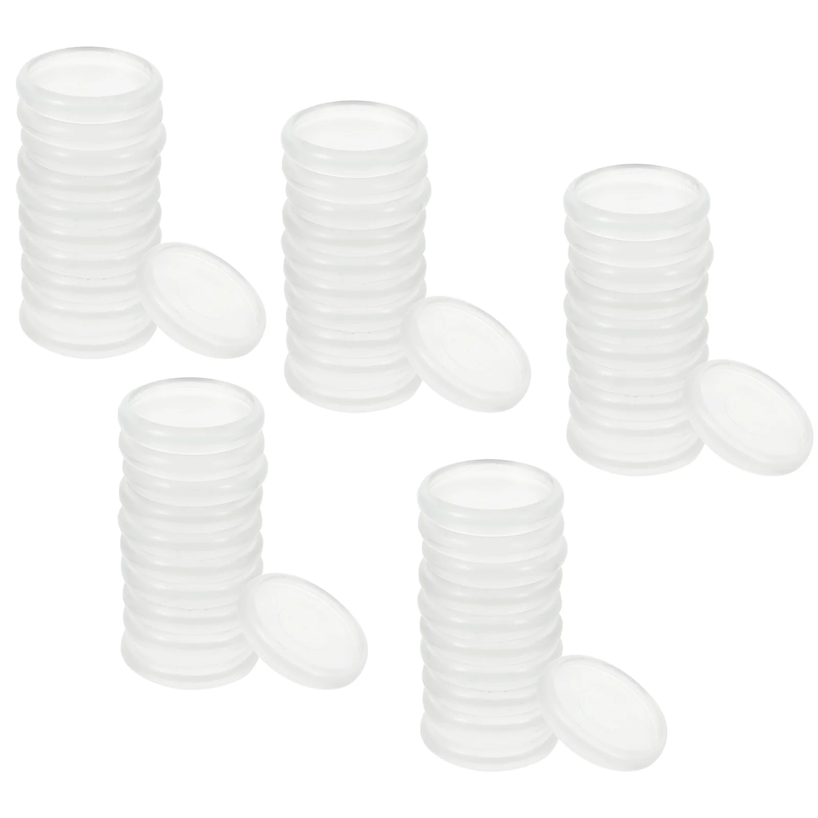 CD Notebook transparan, 55 buah CD Notebook cakram daun longgar Notebook cakram ekspansi Abs Binding transparan