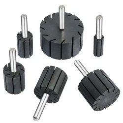 1Pcs Sanding Drum Rubber Mandrels 6mm Shank Fit Sanding Sleeve for Drill