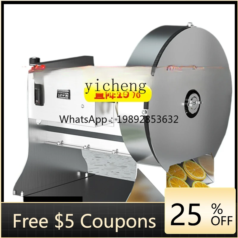 

ZK Potato Slicer Commercial Electric Automatic Lemon Slicing Tool Manual Fruit Multifunctional