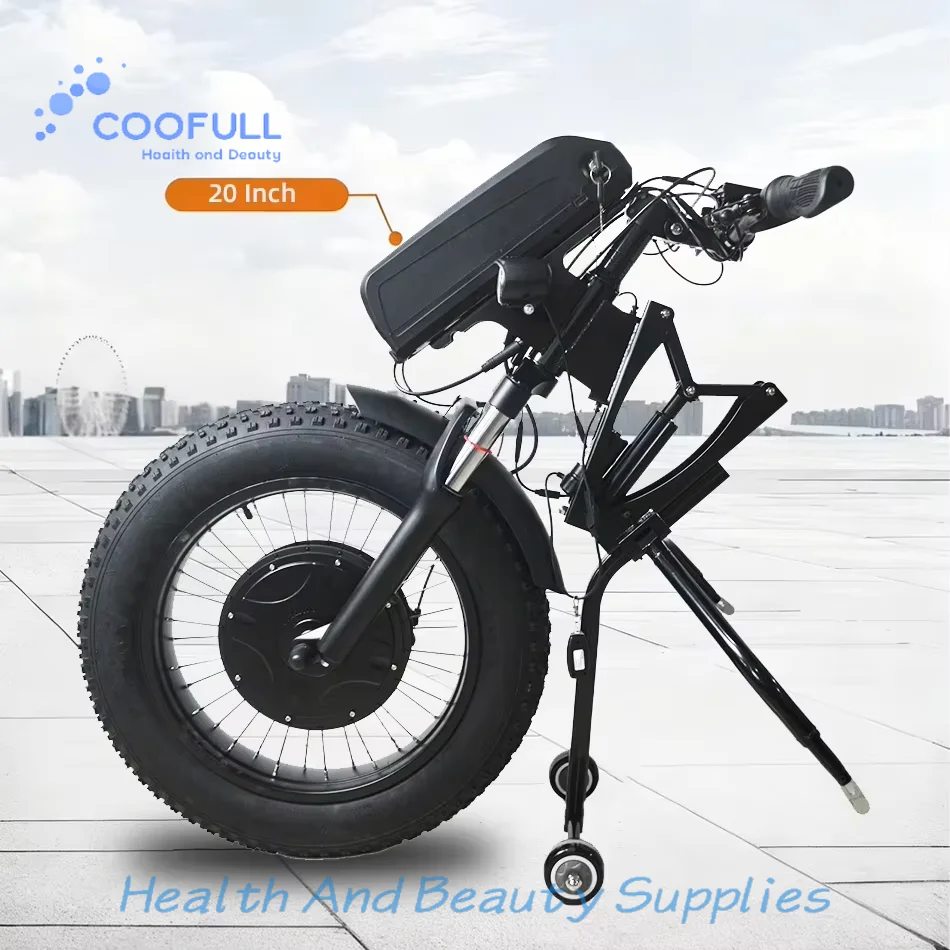 Coofull High Power 48V 1200W Electric Wheelchair Tractor Handbike Attachment 20