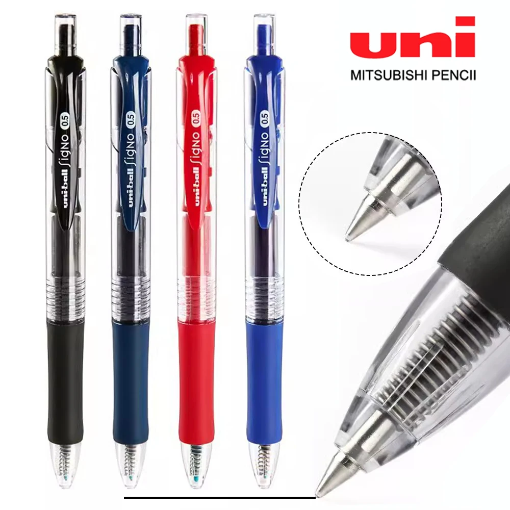 

6Pcs Japan UNI Gel Pen UMN-152 Water Large Capacity Quick Drying Black Pen 0.5mm Office Accessories School Supplies Stationery