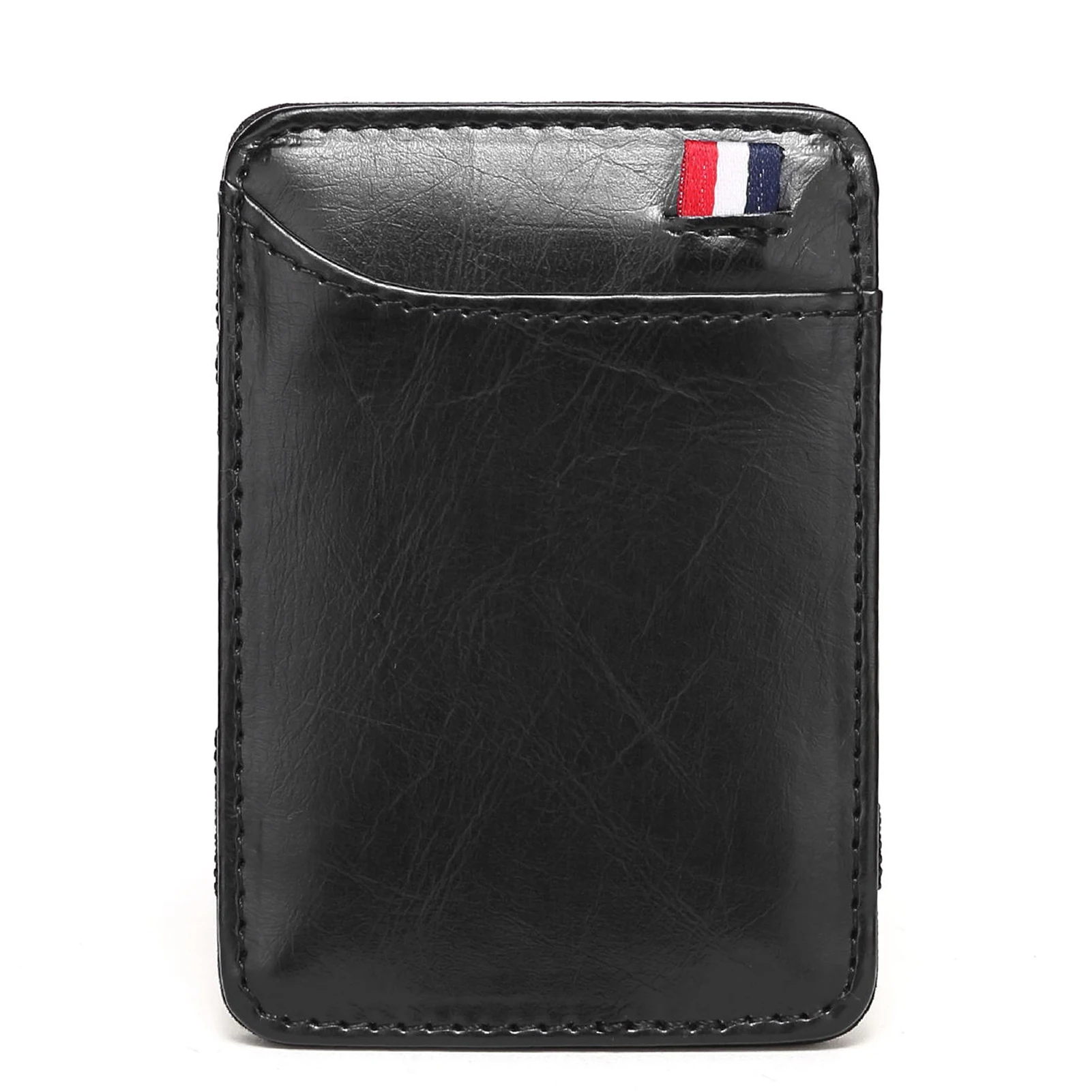 Ultra Thin Men's PU Leather Mini Magic Wallet Money Cash Card Holder Purse Birthday Gift For Father Boyfriend