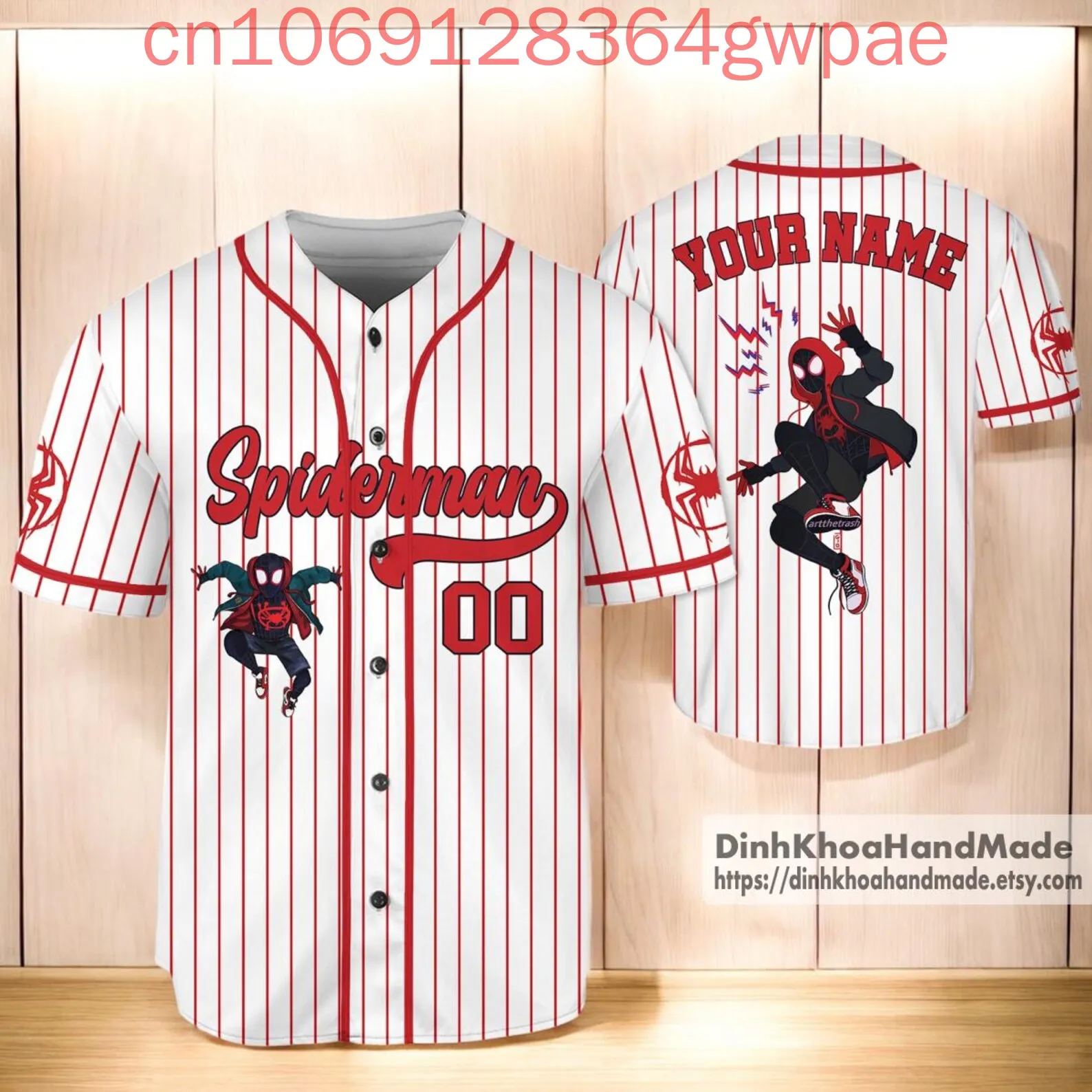 Personalizado disney spiderman camisa de beisebol das mulheres dos homens crianças uniforme de beisebol spider manummer casual camisa de beisebol de manga curta