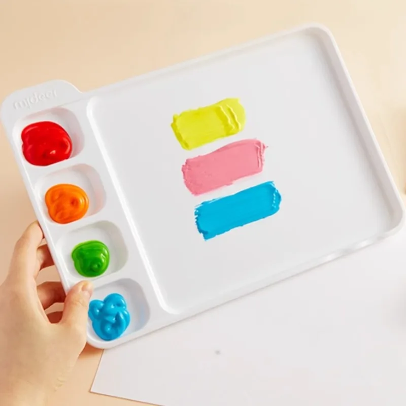 

Big Foot Style Palette A No-wash Art Students Art Tool Acrylic/watercolor Finger Chinese Painting Creation Color Mixing Tool